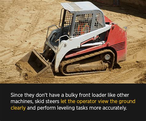 how to level skid steer|leveling ground with a bobcat.